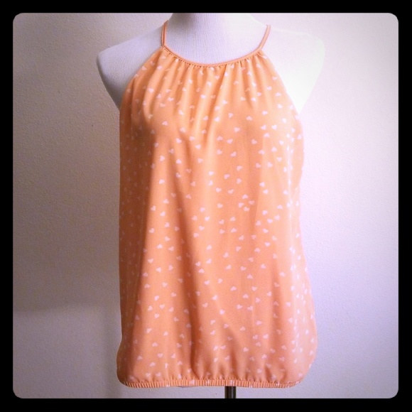 Express Tops - NWT Express Tank W/ Heart Design